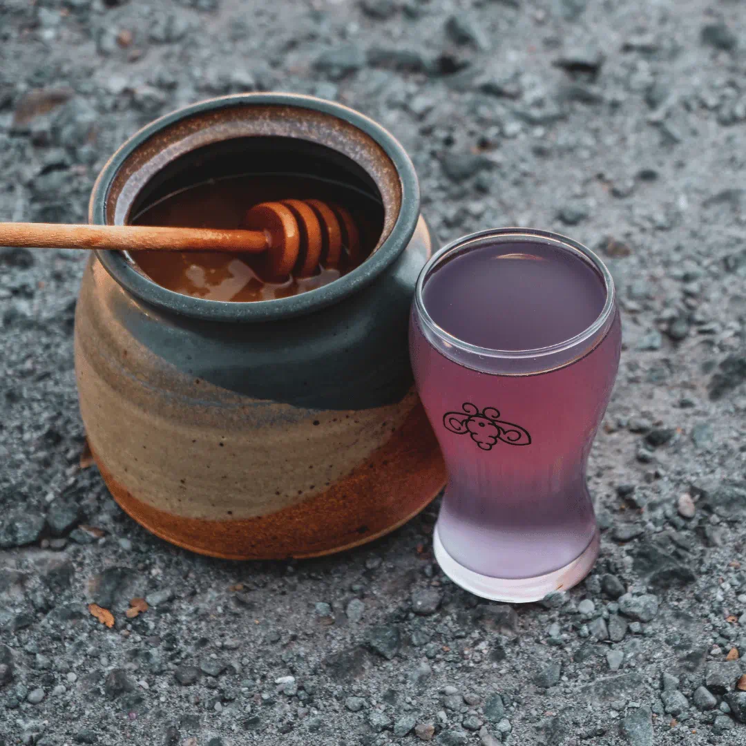 Lavender bottle + aromatic Honeybrew finish + Santa Fe Honeybrew.